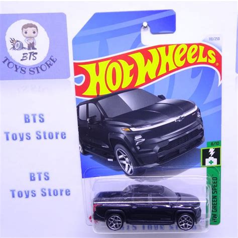 Hot Wheels Hitam Silverado Ev Rst