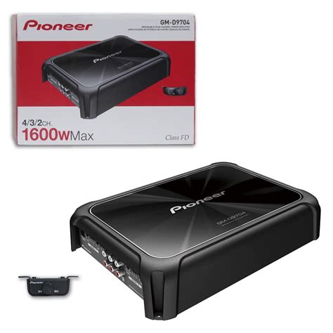 Pioneer GM D9704 Class FD 4 Channel Bridgeable Car Audio Amplifier