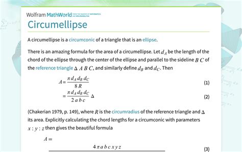 Circumellipse From Wolfram Mathworld