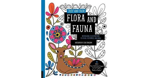 Book Giveaway For Just Add Color Flora And Fauna 30 Original Illustrations To Color Customize