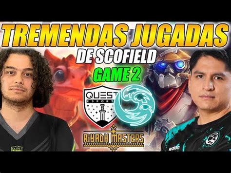 Tremendas Jugadas De Scofield Las Chala Playsbc Vs Quest G Bo