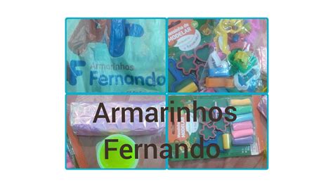 comprinhas na armarinhos Fernando da 25 de março YouTube