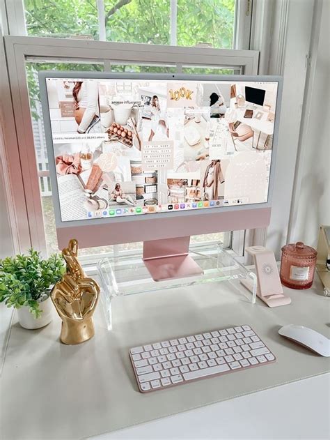 Pin By Lety On Office Home Office Organization Pink Office