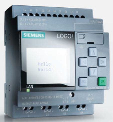 LOGO 8 PLC 230RCE 8 IN 4 OUT 115 230 VAC SIEMENS DMLTECH