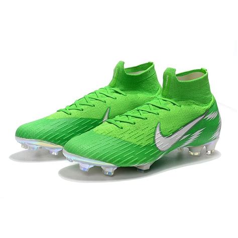 Nike Mercurial Superfly 6 Elite Fg New World Cup Cleats Green Silver