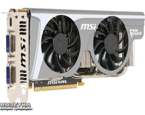 Видеокарта MSI PCI-Ex GeForce GTX 460 Hawk v2 1024MB GDDR5 (256bit ...
