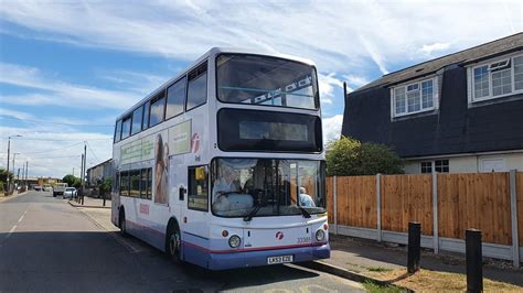 First Essex 33385 LK53EZE Seen At Canvey Leigh Beck Stand Flickr