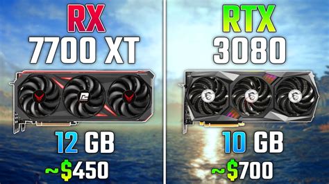 Amd Rx 7700 Xt Vs Rtx 3080 Test In 7 Games Youtube