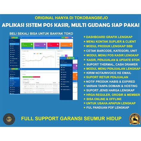 Jual APLIKASI WEB SOURCE CODE POS KASIR PENJUALAN INVENTORY BARANG