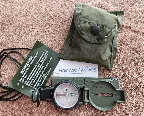 Cammenga H Tritium Lensatic Military Issue Compass Date Pouch