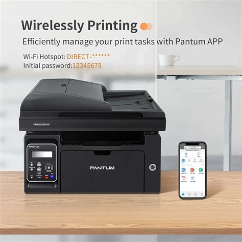 Pantum M6550NW Mono Laser Multifunction Printer Wi Fi ADF OfficeWorks