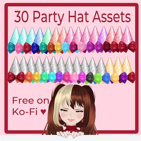 Birthday Hat Vtuber Asset Bunnling S Ko Fi Shop Ko Fi ️ Where Creators Get Support From Fans