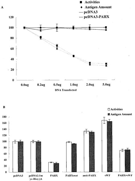 The Effect Of Pahx On The Expression Of B Domain Deleted Fviii Fviii B