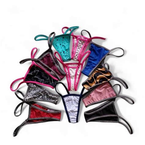 Kit 15 Calcinhas Fio Tanguinha Sexy Feminina Tanga Barata Moda Íntima Lingerie Promoção Varias