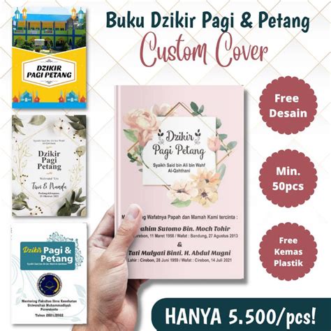 Jual Buku Dzikir Zikir Pagi Petang Al Qathani Sesuai Sunnah Cover