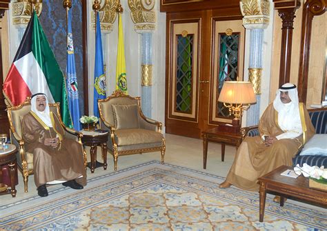 Kuna His Highness The Amir Receives Top State Officials