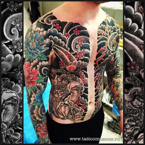 Якудза тату салон TattooMoscow Консультация и татуировка 8 916 647