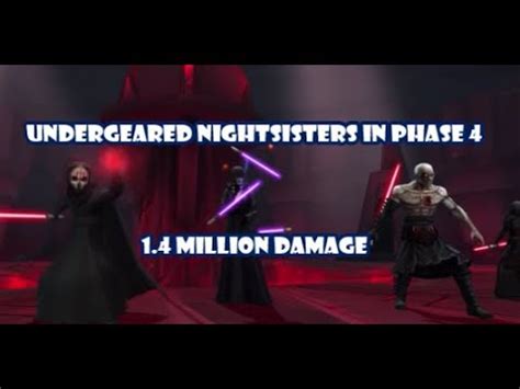 Swgoh Sith Triumvirate Raid Intro To Nightsisters Phase T