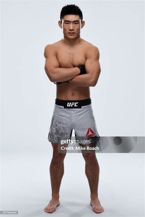 Song Yadong Of India Poses For A Portrait During A Ufc Photo Session