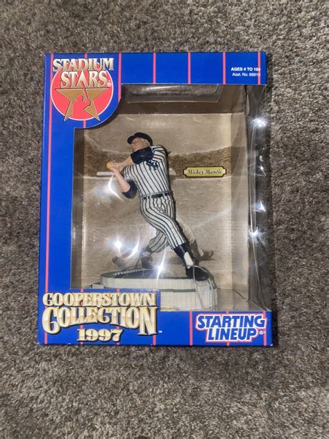 1997 Starting Lineup Stadium Stars Cooperstown Collection Mickey Mantle