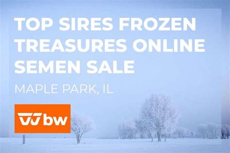 Top Sires Frozen Treasures Online Semen Sale IL Breeders World