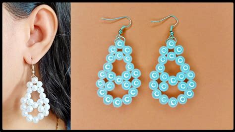 Beaded Earrings Beaded Earrings Tutorial Youtube