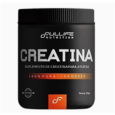 Creatina Monohidratada Micronizada Pura G Sem Sabor Fullife