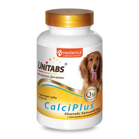 Ekoprom / CalciPlus with Q10 for dogs, 100 tabs