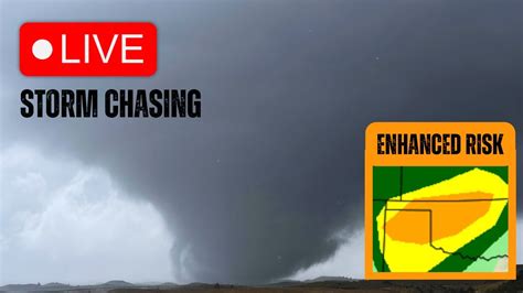 Live Storm Chaser Tracking Tornadoes And Crazy Wind In Oklahoma Youtube