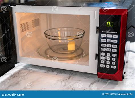 Melting unsalted butter stock image. Image of bowl, cabinet - 283511733