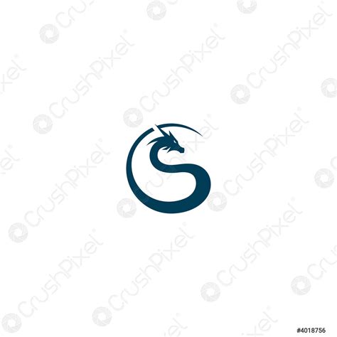 Dragon circle logo design - stock vector 4018756 | Crushpixel