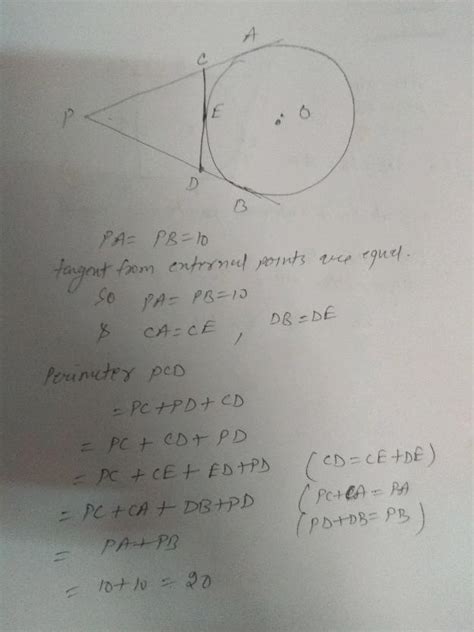 The Perimeter Of The Triangle Pcd