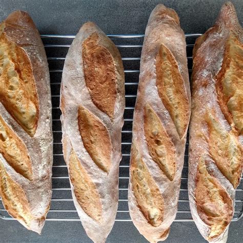 The First Baguettes I Ve Made That I M Properly Proud Of R Breadit