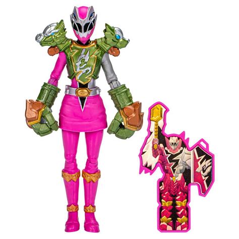 Power Rangers Dino Fury Smash Armor Pink Ranger, Power Rangers Toys Action Figures - Power Rangers