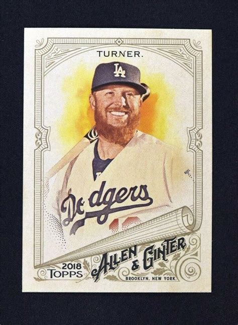 2018 Topps Allen Ginter Base Short Print 302 Justin Turner SP EBay