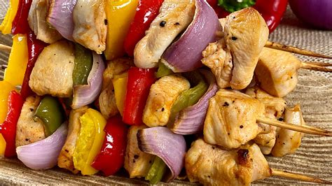 Receta F Cil De Brochetas De Pollo Y Verduras