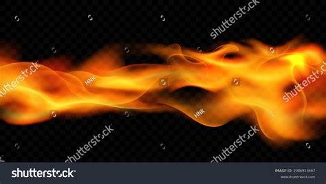 Burning Red Hot Sparks Realistic Fire Stock Vector Royalty Free Shutterstock