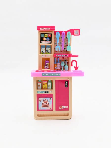 COCINA SET MUÑECA ROSADO Guapa