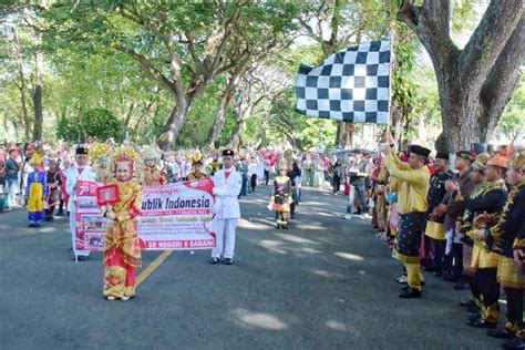 Ribuan Peserta Meriahkan Karnaval Budaya Hut Kemerdekaan Ri Ke 78 Di Sabang