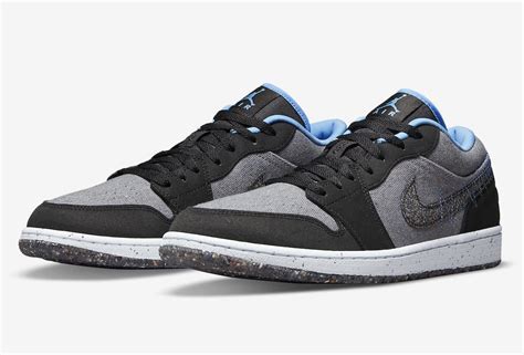 Air Jordan 1 Low Crater Grey University Blue Le Site De La Sneaker