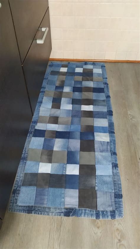 Alfombras Hechas Con Jeans Viejos Denim Rug Denim Quilt Blue Jeans