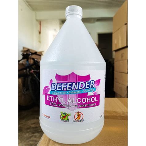 Defender Alcohol 70 Solution Gallon Shopee Philippines