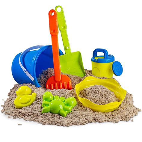 Buy 7 pc Kids Beach Toys Set, Beach Toy Sand Set for Kids, Sand Play ...