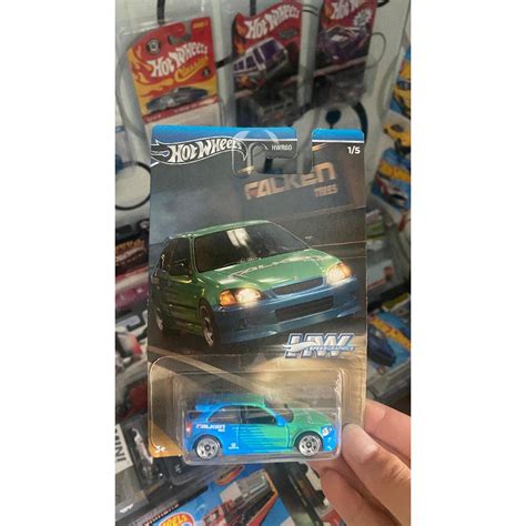 Hot Wheels Honda Civic Type R Ek Falken Shopee Malaysia