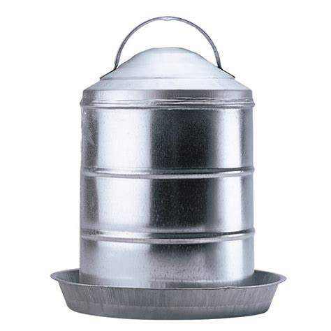 Farm Tuff Poultry 2 Gal Galvanized Poultry Waterer Home Hardware