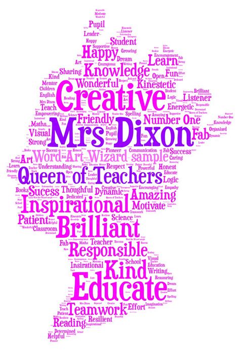 12 best images about Thank you Teacher Word Art on Pinterest | Teaching ...