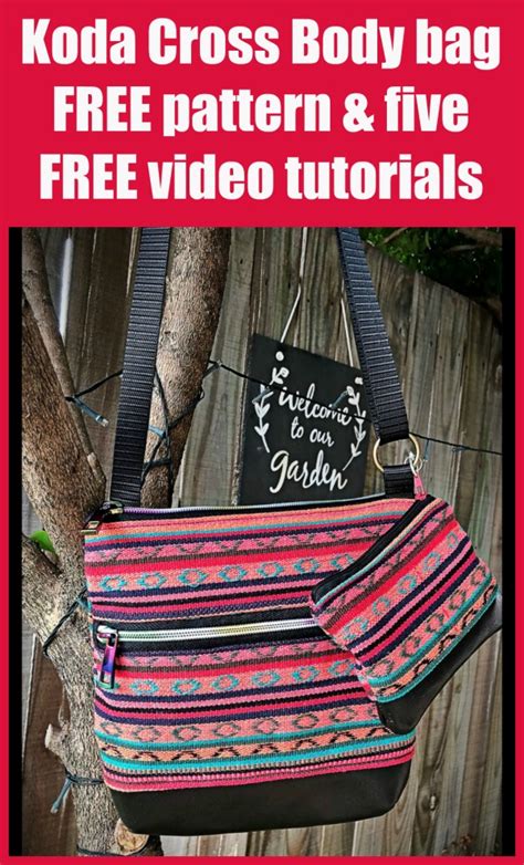 Free Sewing Pattern Crossbody Bag Avarierosiemae