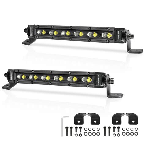 Inch Led Light Bar Single Row Light Bar Off Road Driving Light Led