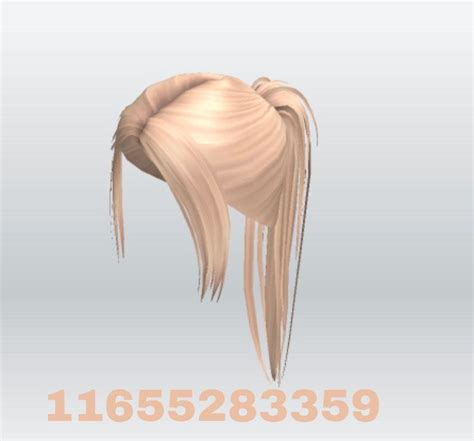 Grunge Messy Ponytail Blonde Hair Roblox Black Hair Roblox Brown Hair Roblox