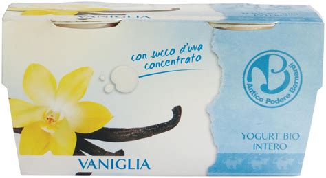 Yogurt Alla Vaniglia Antico Podere Bernardi Agricoltura Biologica